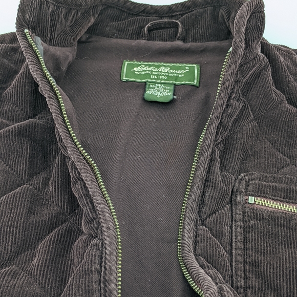 Eddie Bauer Corduroy Vest Size Small - Picture 7 of 12
